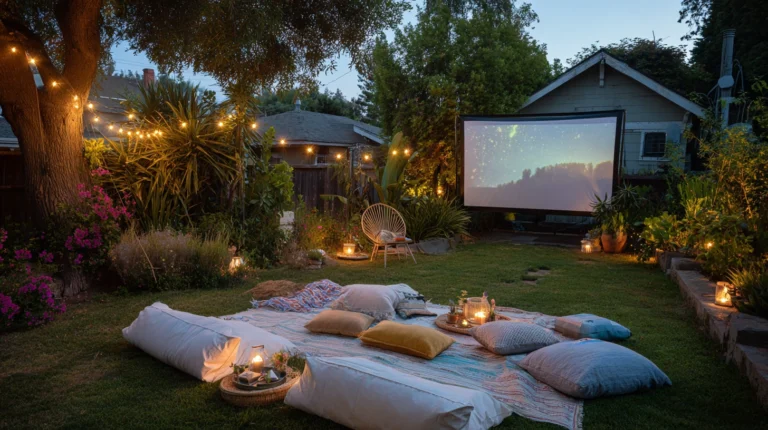 12 Summer Outdoor Movie Night Ideas for Your Backyard