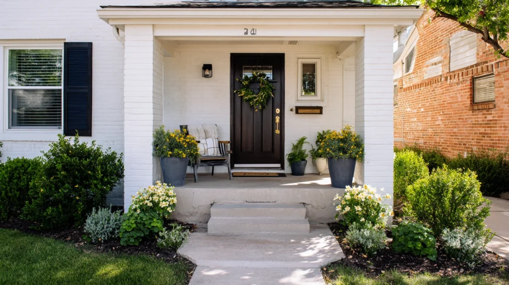 zainy A welcoming front porch with a freshly painted door fra 1c83684a 0186 4d00 a2e7 2166f8a0f7c0 1