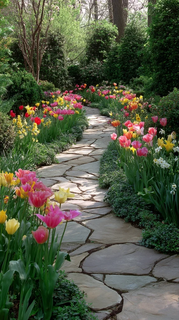 15 Colorful Garden Path Ideas That Turn Every Step Into a Beautiful Journey 11 FG 9