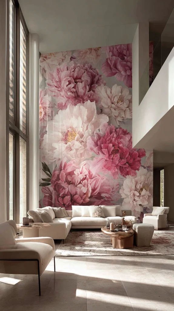 14 Pink Floral Living Room Decor Ideas for a Fresh Elegant Look 3 fr 1 2