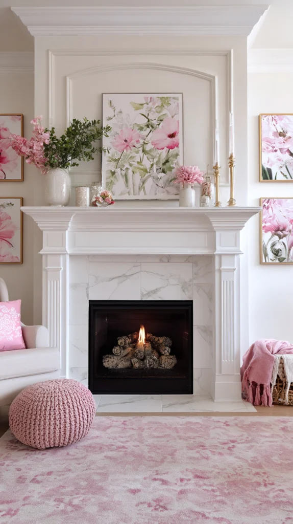 14 Pink Floral Living Room Decor Ideas for a Fresh Elegant Look 16 fr 14 1