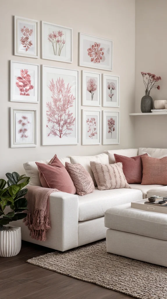 14 Pink Floral Living Room Decor Ideas for a Fresh Elegant Look 4 fr 2 2