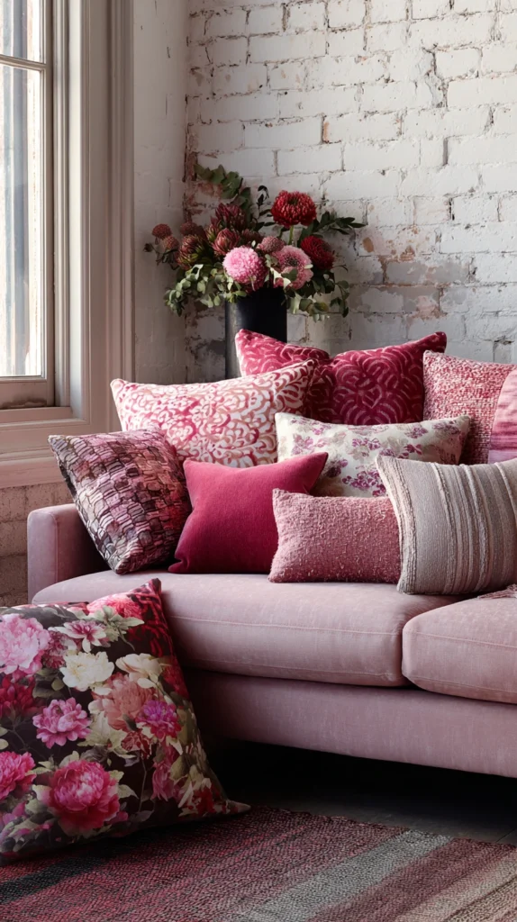 14 Pink Floral Living Room Decor Ideas for a Fresh Elegant Look 8 fr 6 2