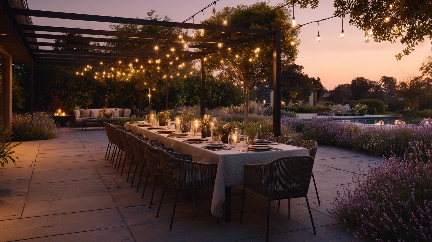 zainy A beautifully styled modern summer garden at golden hou b5fa309e cb31 4a2f bbce e95d4a147704 2