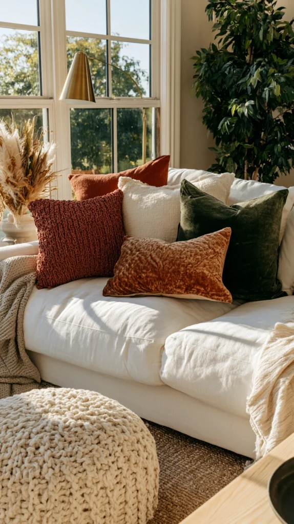 15 Cozy Fall Living Room Decor Ideas for Movie Nights 8 ws 6 1