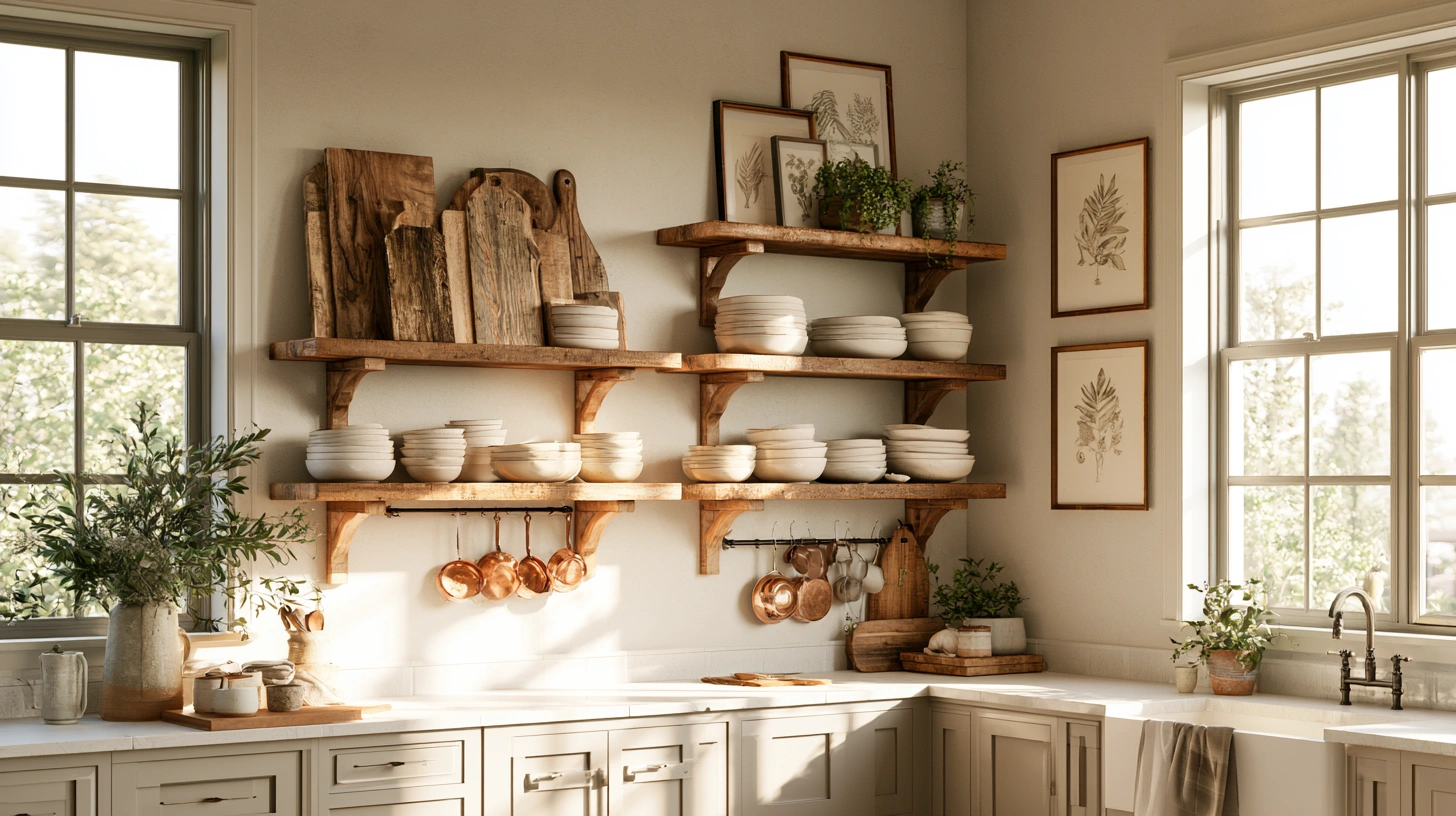 zainy A bright and welcoming farmhouse kitchen featuring open 72ab6eaf b2e6 455d b543 d1d2db4588e3 0
