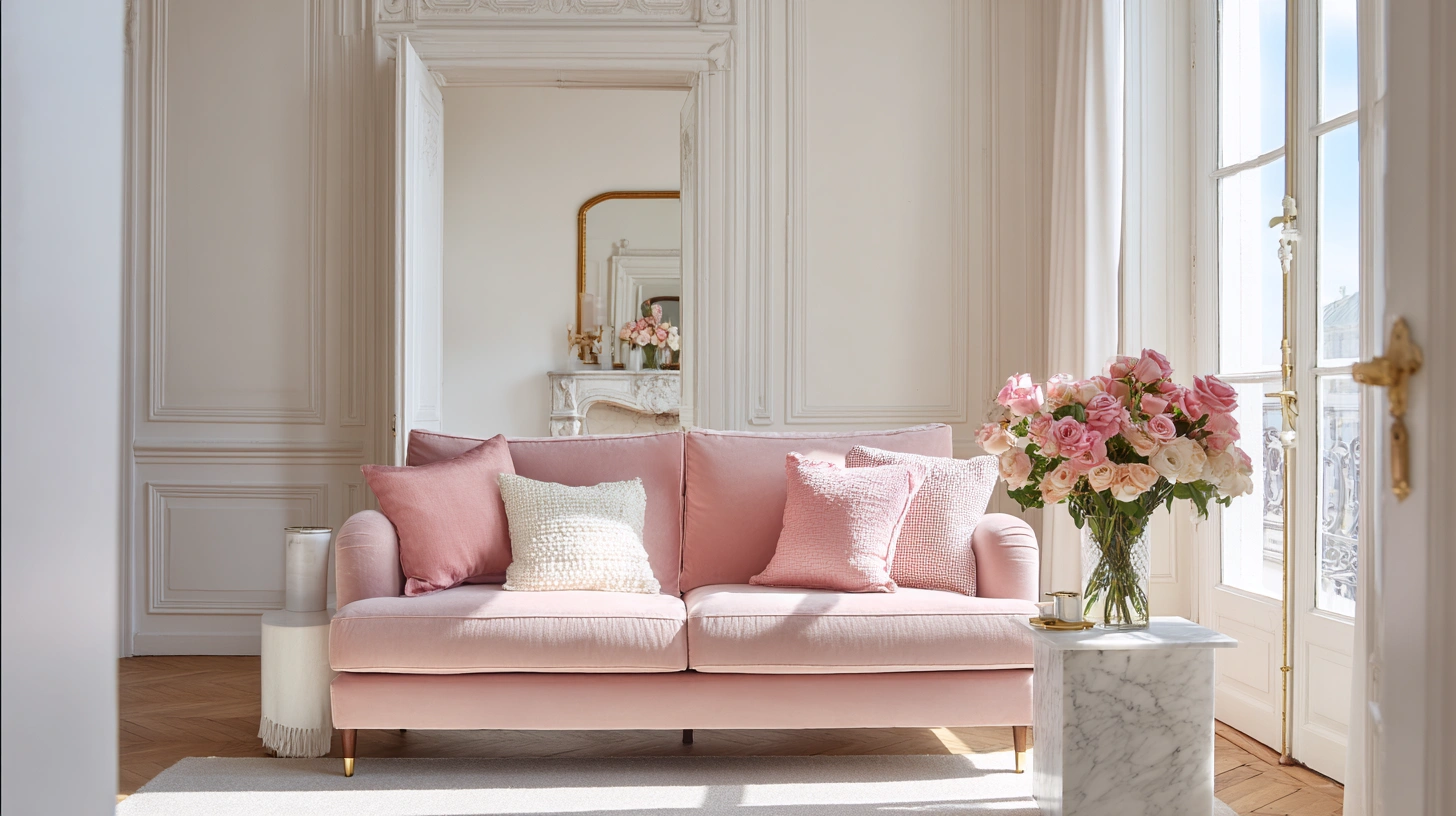 zainy A bright elegant living room defined by a refined pink 07d5e3a6 42aa 4031 b37d b3c49ed8cf27 0