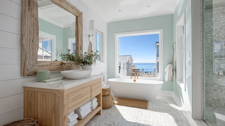 15 Coastal Bathroom Ideas for a Breezy Feel