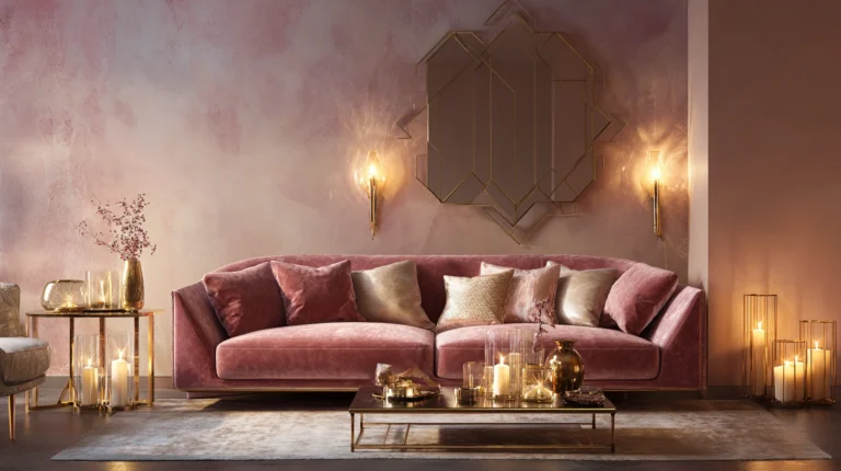 14 Pink and Gold Living Room Decor Ideas for a Glamorous Space