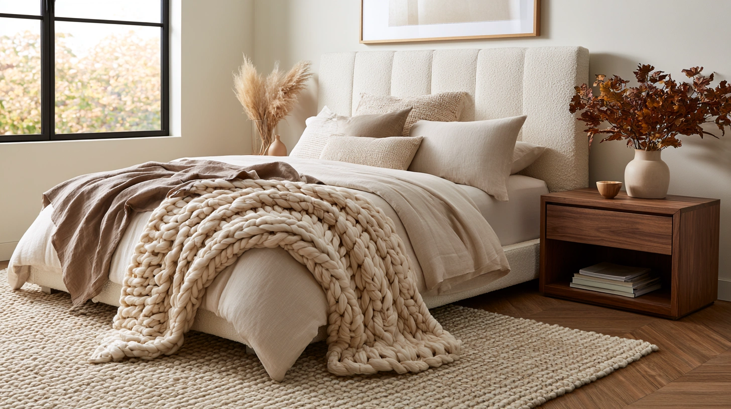 zainy A warm and inviting modern fall bedroom designed with l 6c1b8d7f 260c 458c b854 2db1b59d2eb6 3