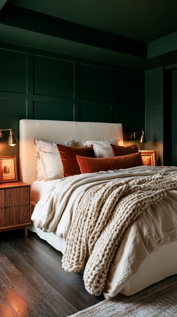 15 Fall Color Palettes for a Moody Bedroom Makeover 3 de 1