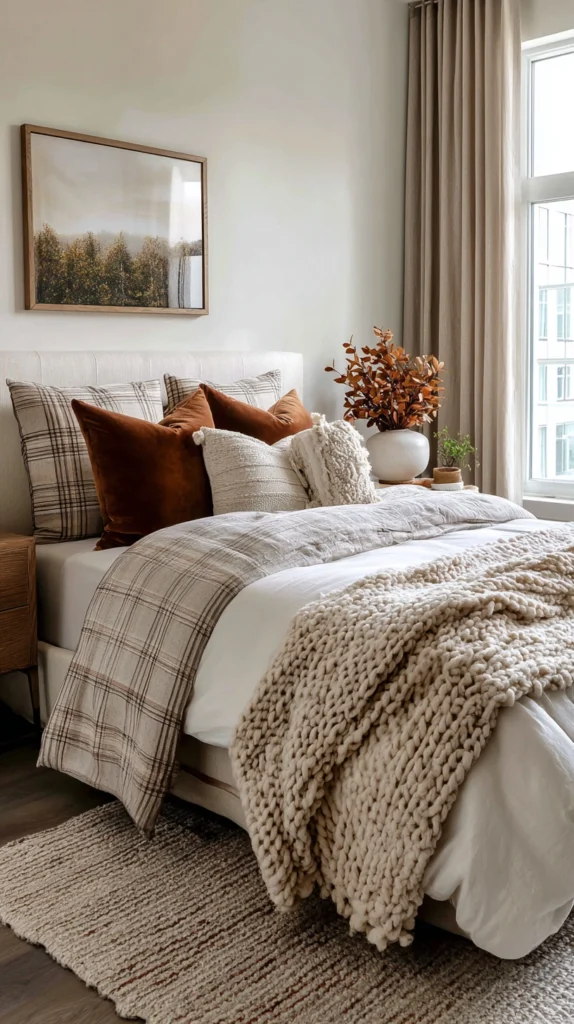 14 Cozy Fall Bedroom Ideas to Upgrade Your Sleep Space 9 ed 7 3
