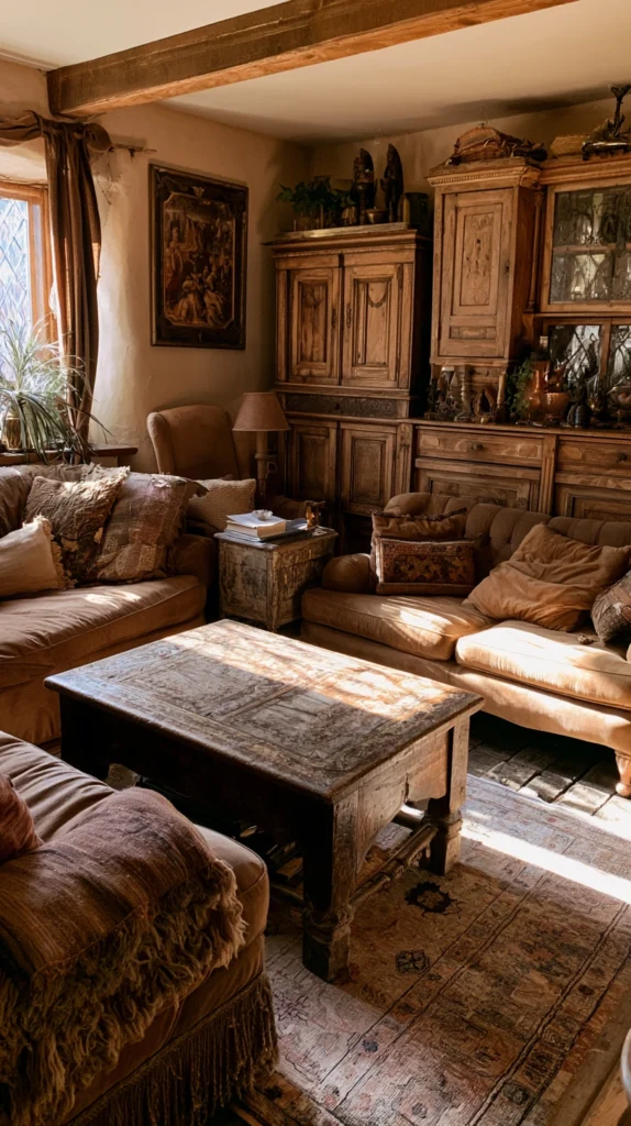 13 Hobbitcore Living Room Ideas for a Cottage-Core Feel 9 fg 7