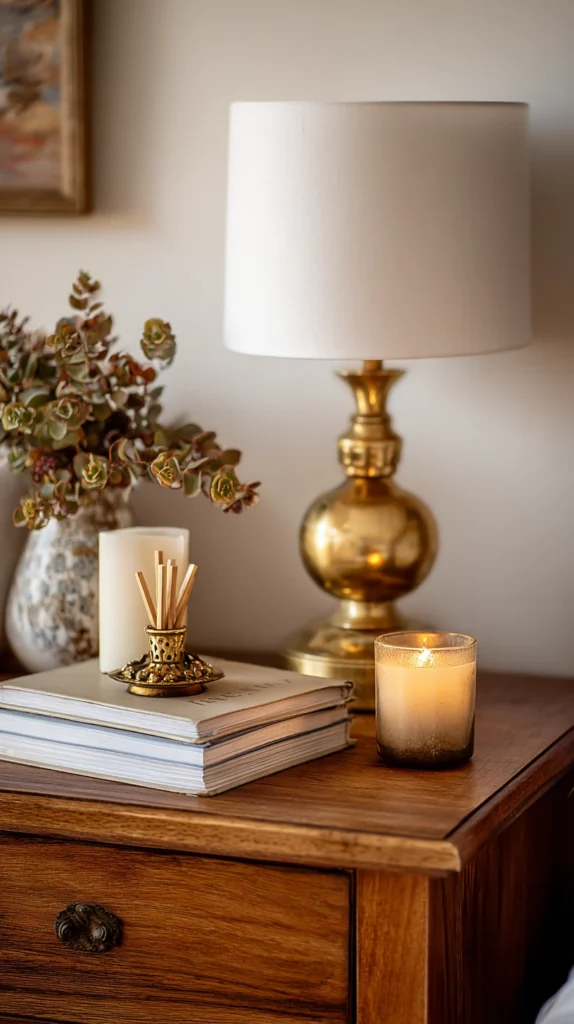 13 Fall Nightstand Styling Ideas 13 gh 11