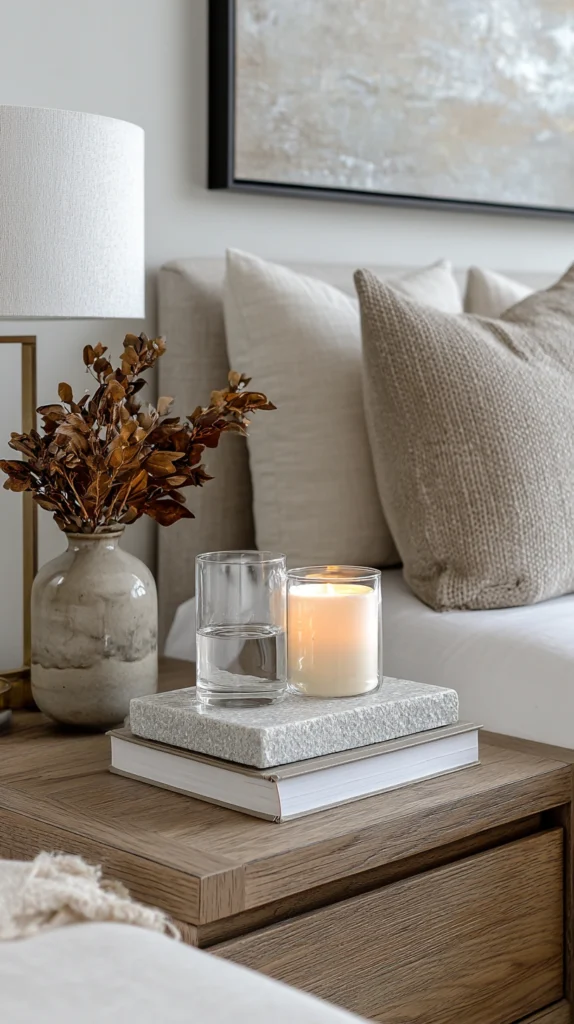 13 Fall Nightstand Styling Ideas 10 gh 8