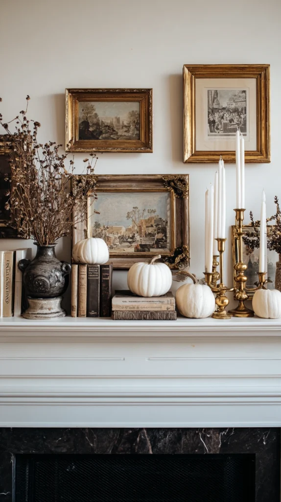 15 Fall Fireplace Mantel Decor Ideas 13 wf 11