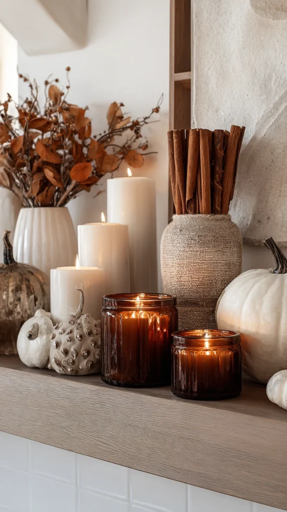 15 Fall Fireplace Mantel Decor Ideas 14 wf 12