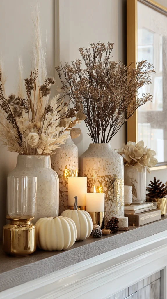 15 Fall Fireplace Mantel Decor Ideas 17 wf 15