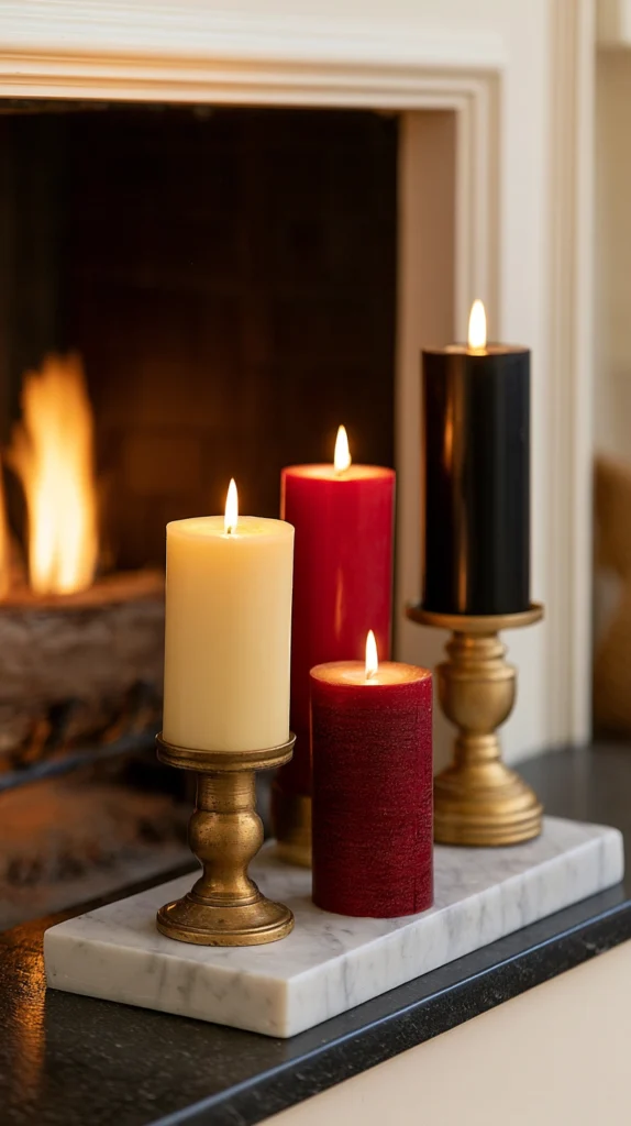 15 Fall Fireplace Mantel Decor Ideas 4 wf 2