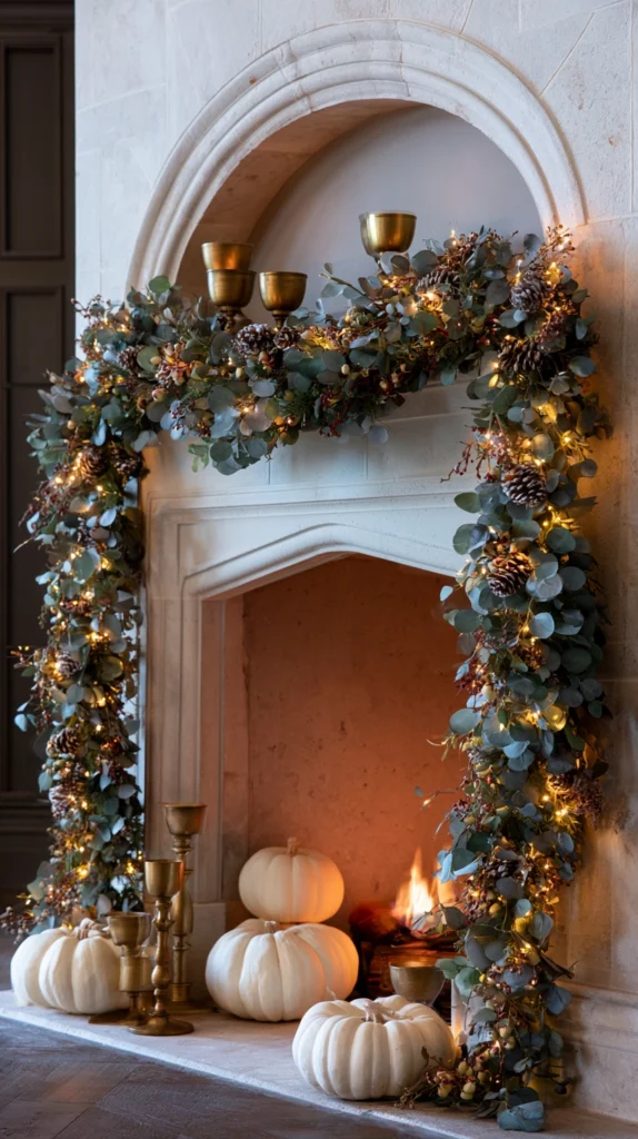 15 Fall Fireplace Mantel Decor Ideas 6 wf 4