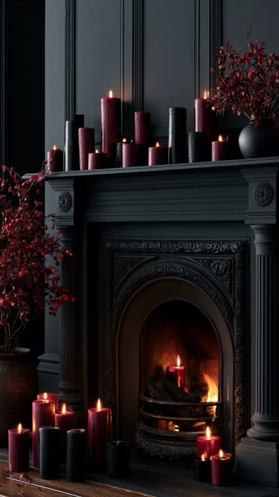 15 Fall Fireplace Mantel Decor Ideas 9 wf 7