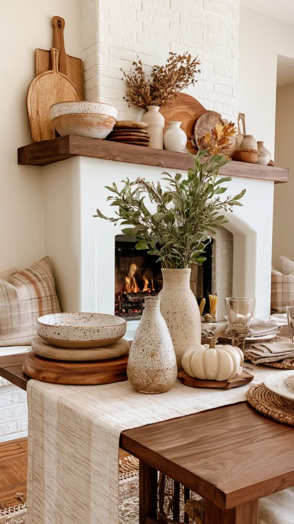 15 Fall Fireplace Mantel Decor Ideas 10 wf 8