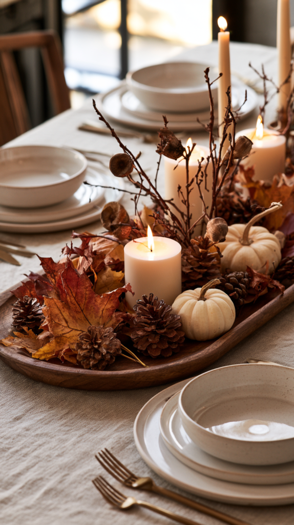 How to Set a Thanksgiving Table on a Budget 4 zainy 3.2. Use Whats Already Growing Outside as Your Centerpi c056c1ec 4478 4ef0 b1d4 8b3e1ee8e585 0