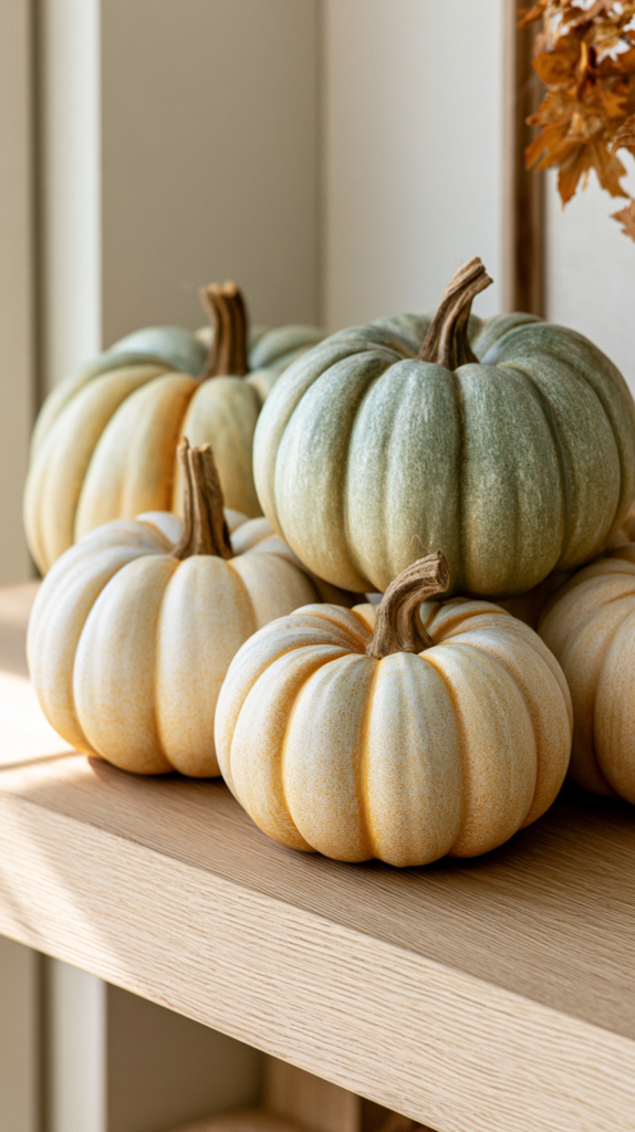 How to Style Faux Pumpkins So They Look Real 8 zainy 7.Real Pumpkins Have Faint Ridges of a Different Color f89b71e1 d263 400b 9dc1 4d862eae162b 3