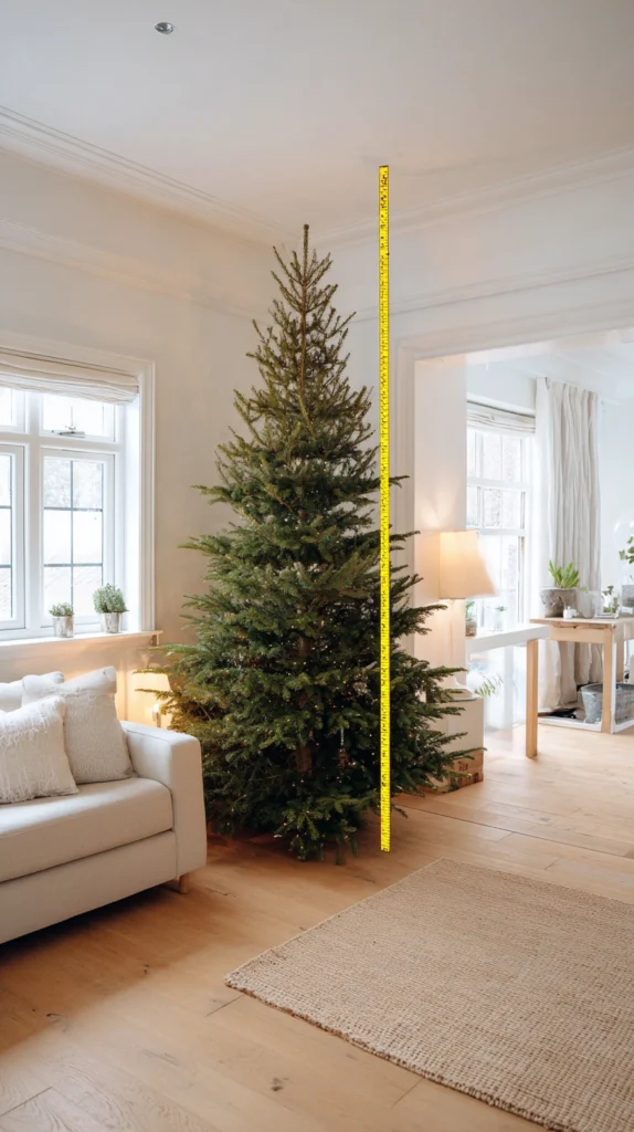 How to Choose the Right Christmas Tree Size for Your Room 3 zainy 2.The Three Measurements That Actually Matter A modern e939a824 603c 48d1 b629 f9967136f2e1 0