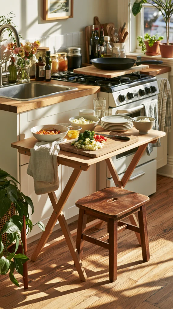 How to Host a Small Thanksgiving in a Small Space 5 zainy 4.Handling Counter Space When There Isnt Much A compact b741a595 138f 4eb7 b6f6 779e17dda32e 2