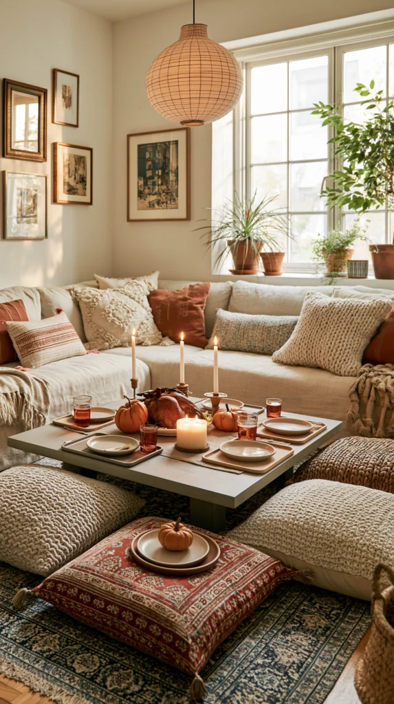 How to Host a Small Thanksgiving in a Small Space 7 zainy 6.Seating Arrangements That Dont Require a Dining Table 4b237669 29e0 41b5 aa04 e92ce3513cfb 3